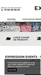 Mobile Screenshot of expressionevents.fr